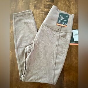 NWT GapFit 7/8 Leggings, Brown, Sz S